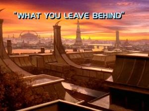 What You Leave Behind Title Card